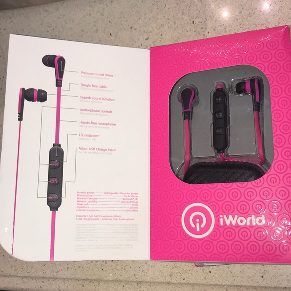 iWorld Gamma Bluetooth Wireless Earbuds/Powerbank - Picture 2 of 6